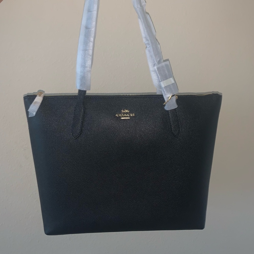 Coach Black Top Tote Bag